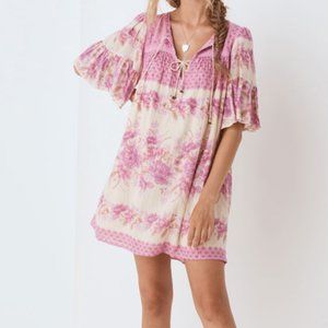 Spell Coco Lei Flutter Sleeve Tunic - Lilac